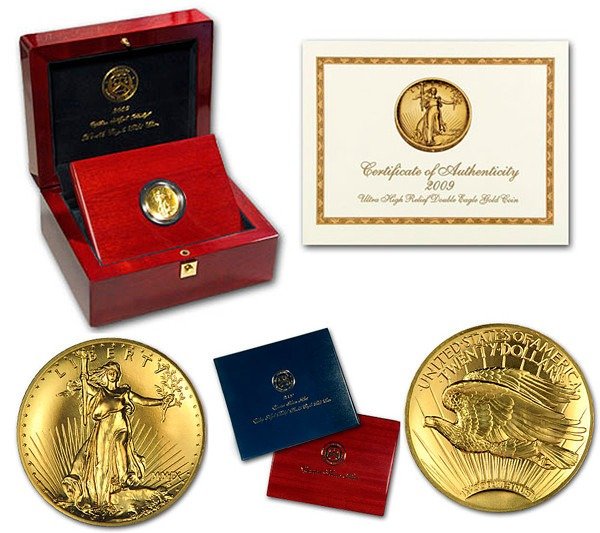 Ultra High Relief Gold Eagles