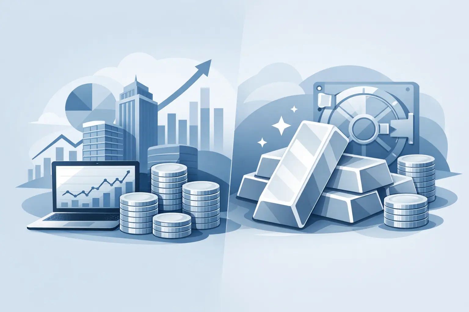 You are currently viewing Silver Stock vs Silver Bullion