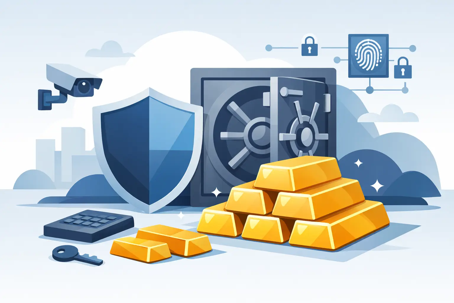 You are currently viewing How to Store Gold Bars Safely and Securely